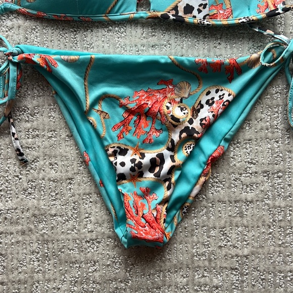 Antica Sartoria coral print bikini size M - Picture 2 of 6